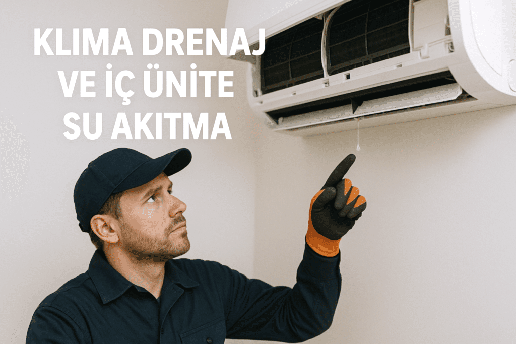 Klima Drenaj ve İç Ünite Su Akıtma