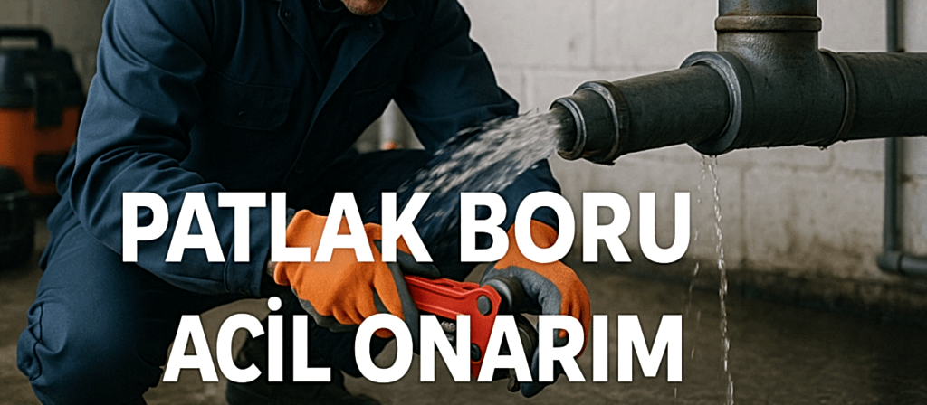 Patlak Boru Acil Onarım
